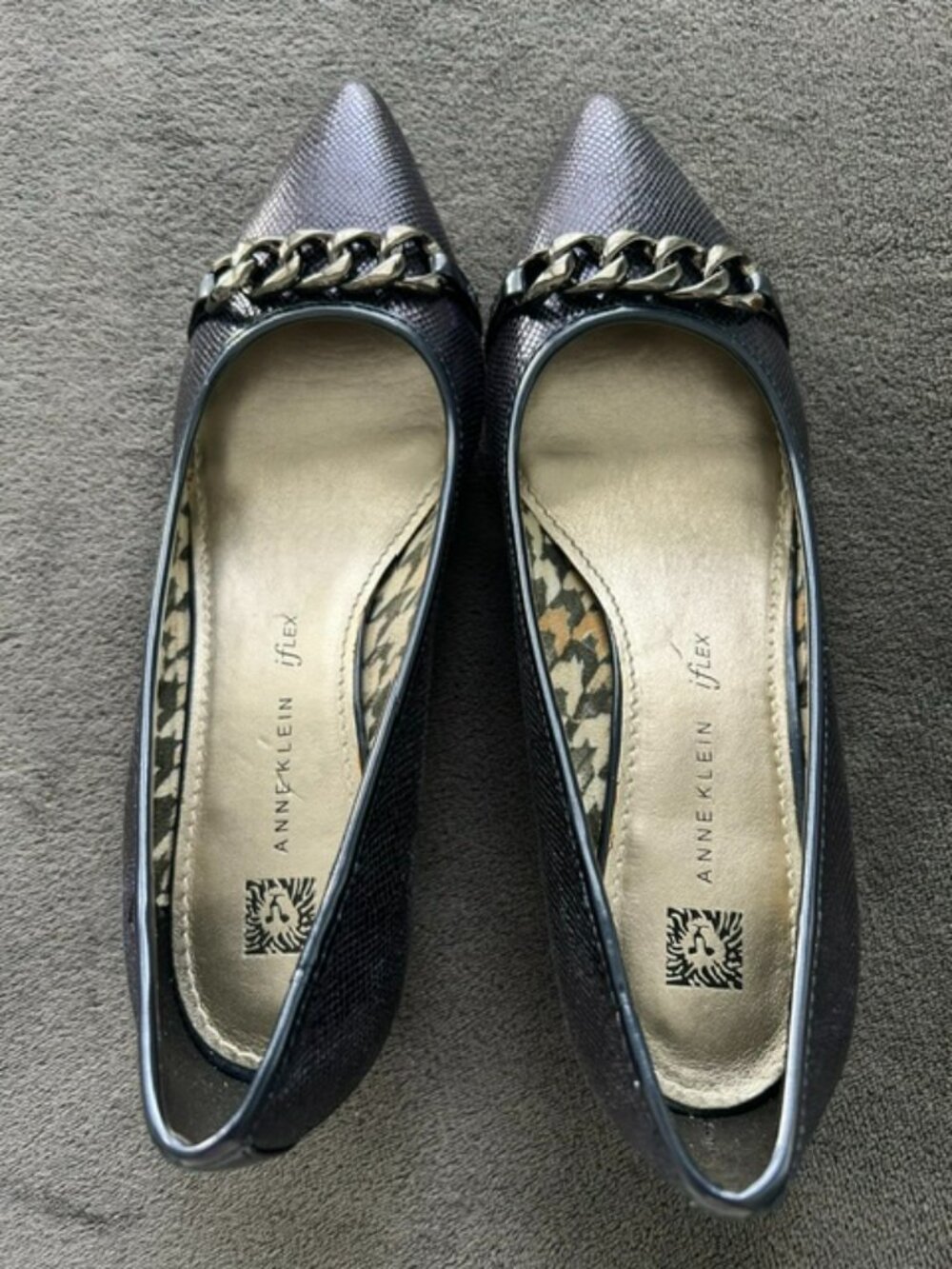 Women's Anne Klein Mikaela Navy Shoes, Size 8M